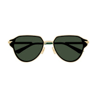 BV1271S Gold metal Sunglasses - Shiny Gold