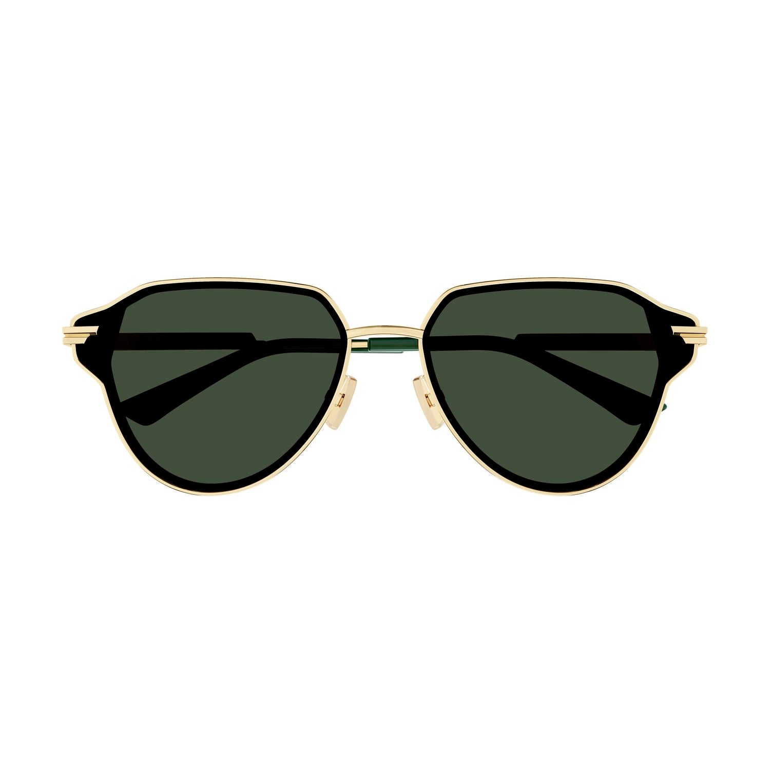 BV1271S Gold metal Sunglasses - Shiny Gold