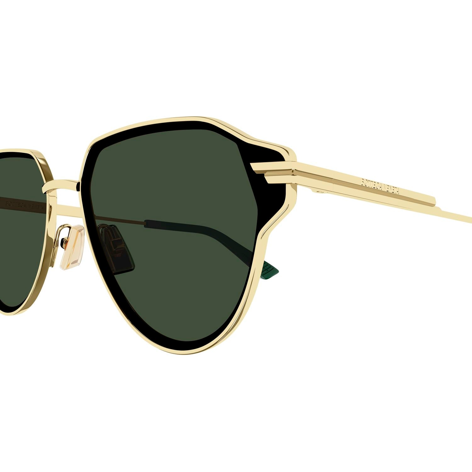 BV1271S Gold metal Sunglasses - Shiny Gold