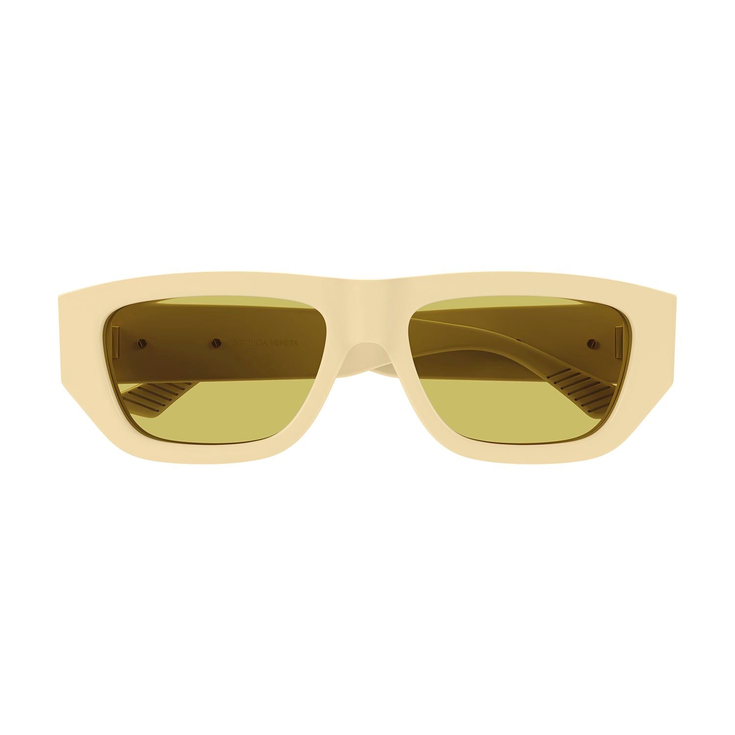 BV1252S Ivory recycled acetate Sunglasses - Shiny Solid Ivory