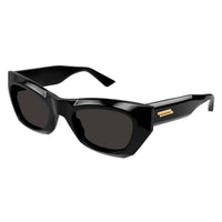BV1251S Black recycled acetate Sunglasses - Shiny Solid Black
