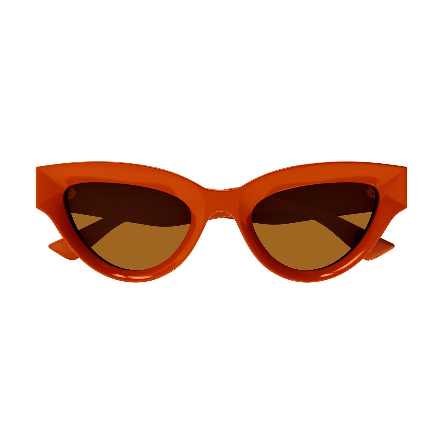 BV1249S Orange injection Sunglasses - Shiny Solid & Orange Opium