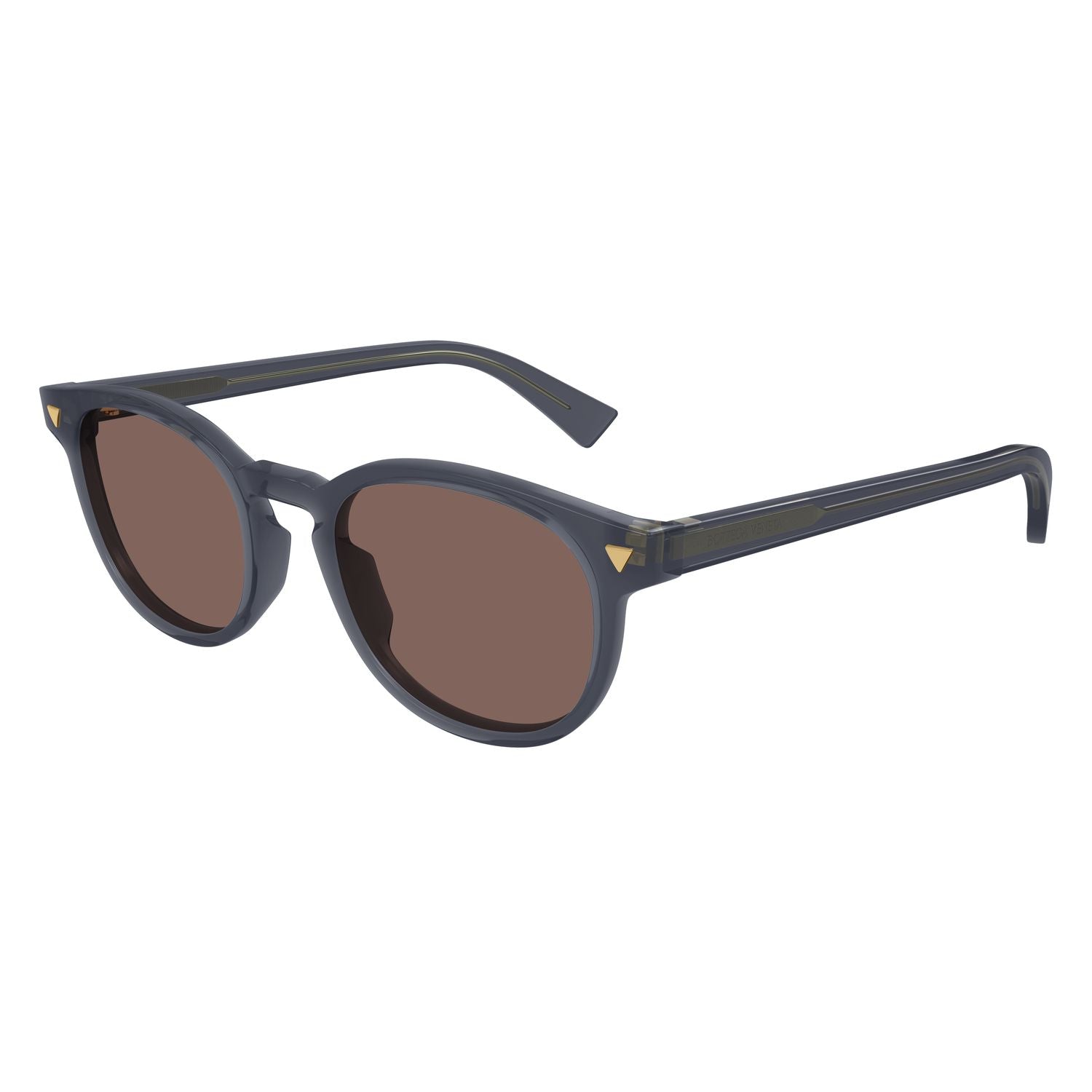 BV1253S Grey recycled acetate Sunglasses - Shiny Transparent Grey