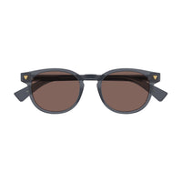 BV1253S Grey recycled acetate Sunglasses - Shiny Transparent Grey