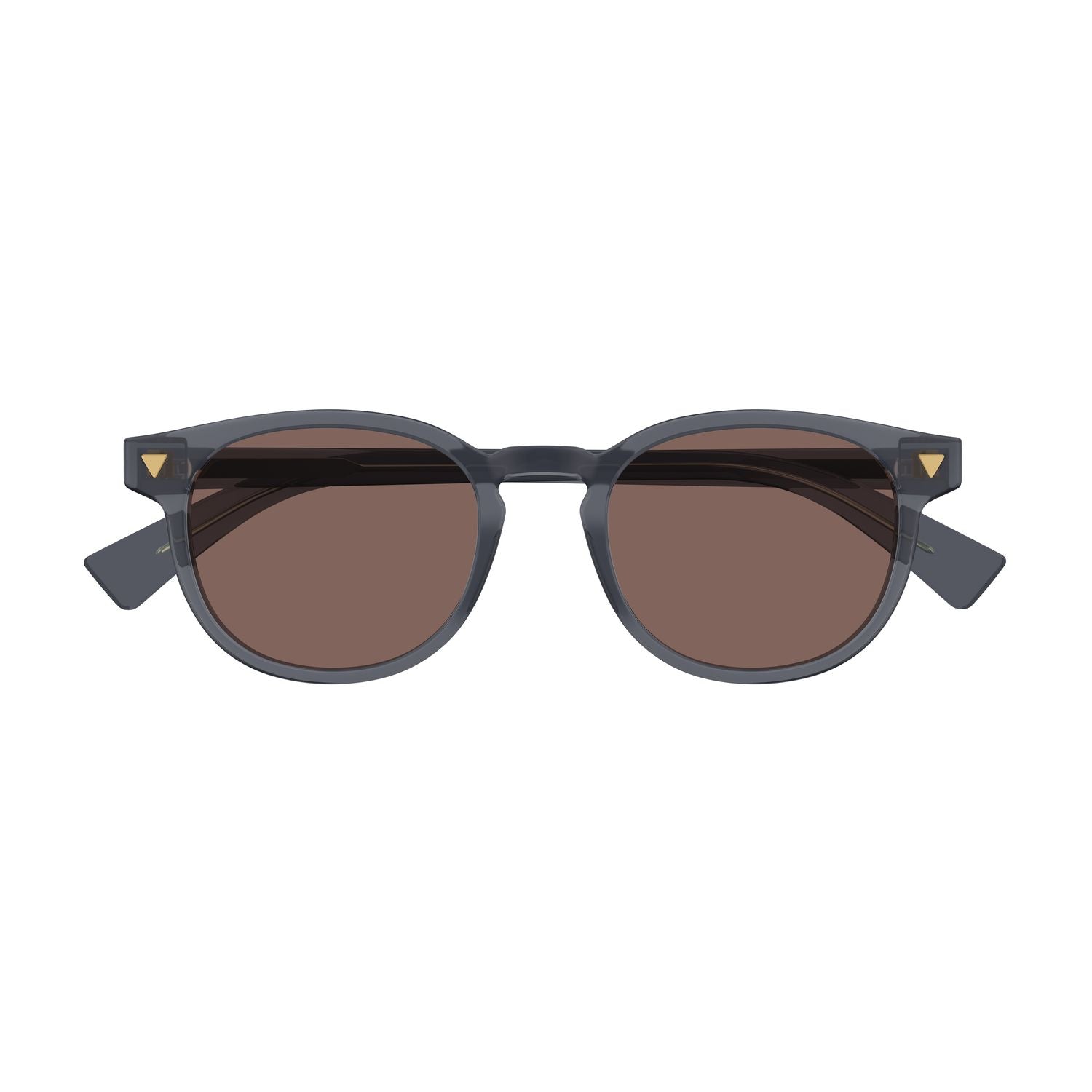 BV1253S Grey recycled acetate Sunglasses - Shiny Transparent Grey