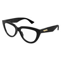 BV1259O Black recycled acetate Optical Frames - Shiny Solid Black