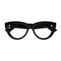BV1259O Black recycled acetate Optical Frames - Shiny Solid Black