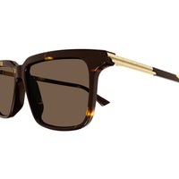 BV1261S Havana recycled acetate Sunglasses - Shiny Havana
