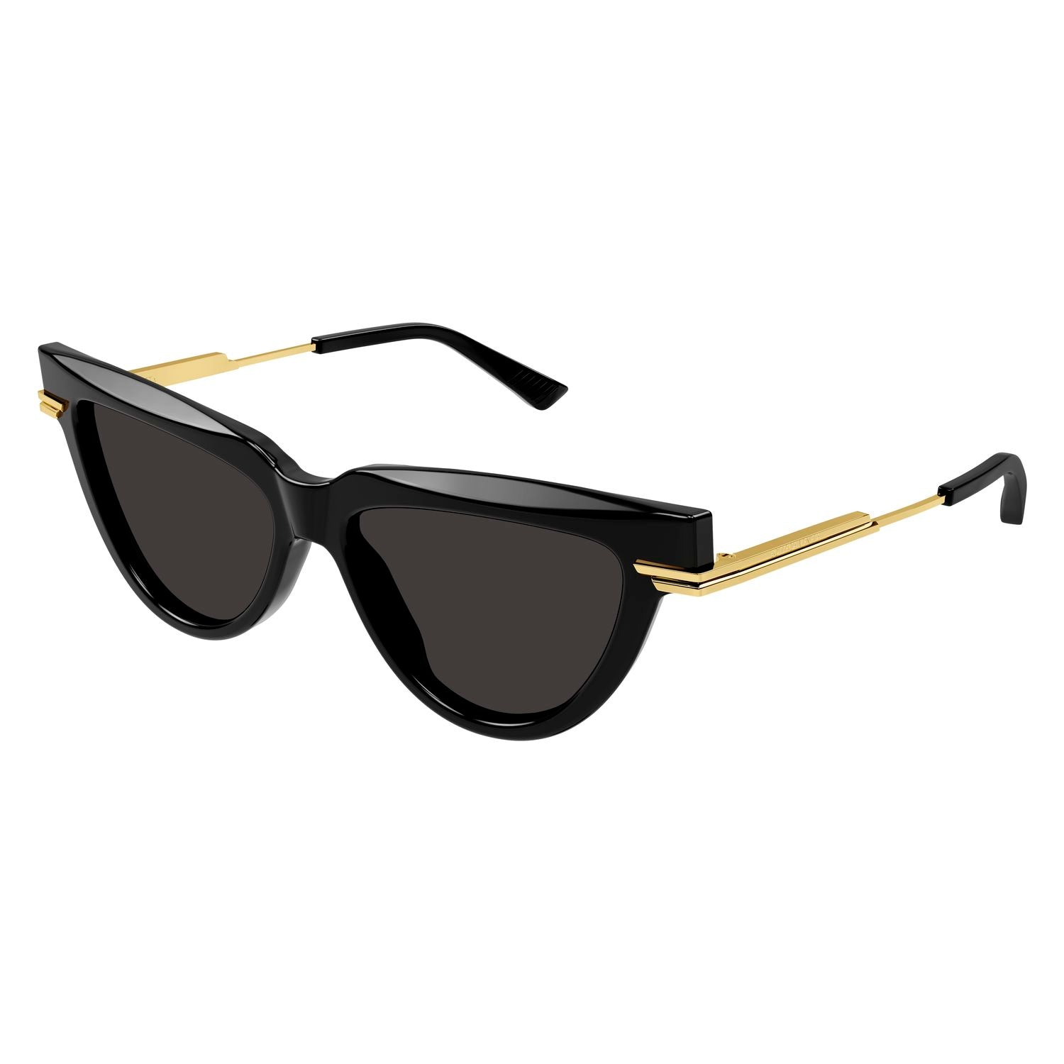 BV1265S Black recycled acetate Sunglasses - Shiny Black