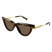 BV1265S Havana recycled acetate Sunglasses - Shiny Havana