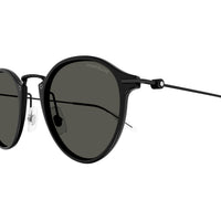 MB0294S Black injection Sunglasses - Semimatte Black