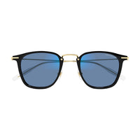 MB0295S Black injection Sunglasses - Shiny Solid Black & Light Gold