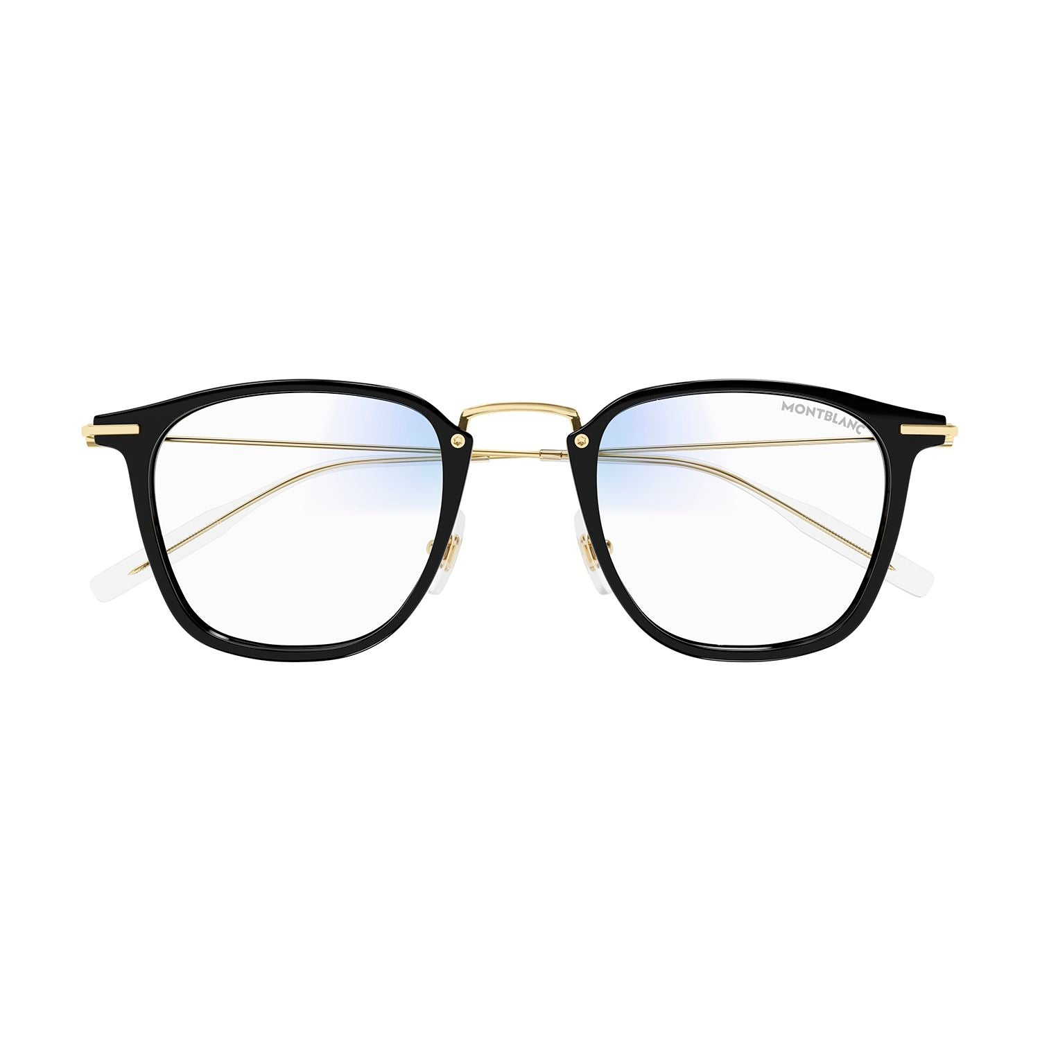 MB0295S Black injection Sunglasses - Shiny Solid Black & Light Gold