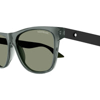 MB0298S Grey recycled acetate Sunglasses - Shiny Transparent Grey