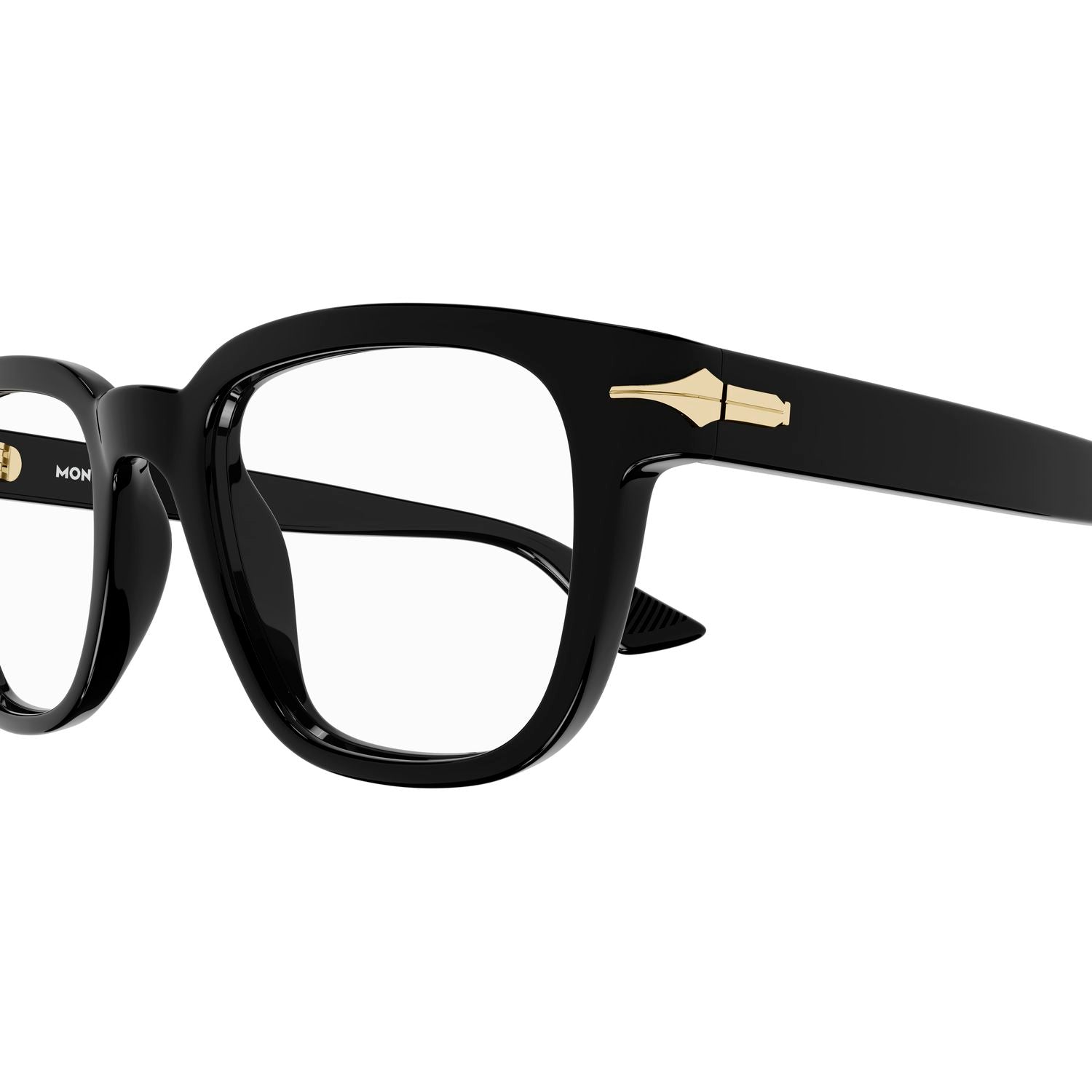 MB0305O Black recycled acetate Optical Frames - Shiny Black