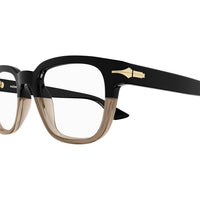 MB0305O Black recycled acetate Optical Frames - Shiny Transparent Black