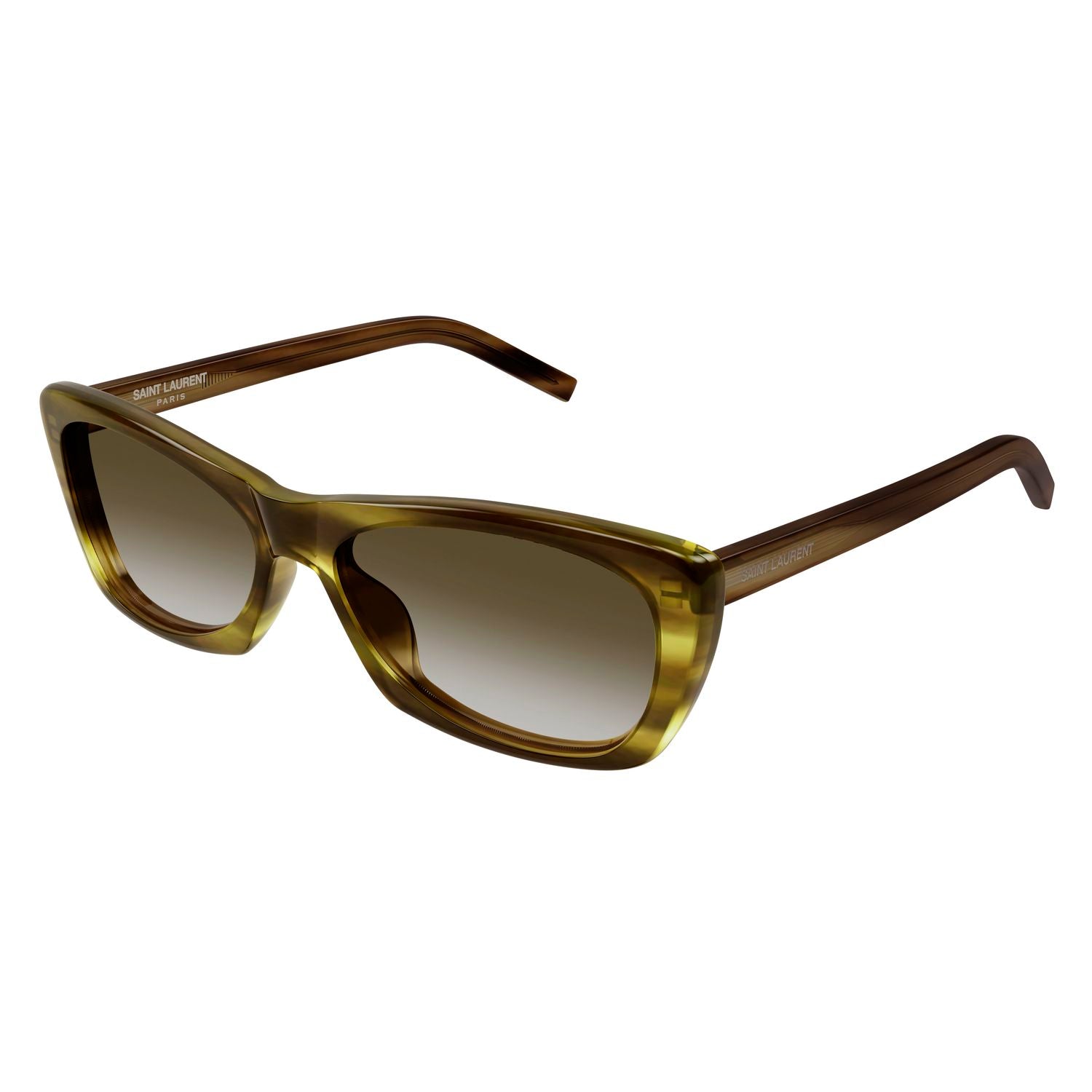 SL 613 Havana recycled acetate Sunglasses - Shiny Havana
