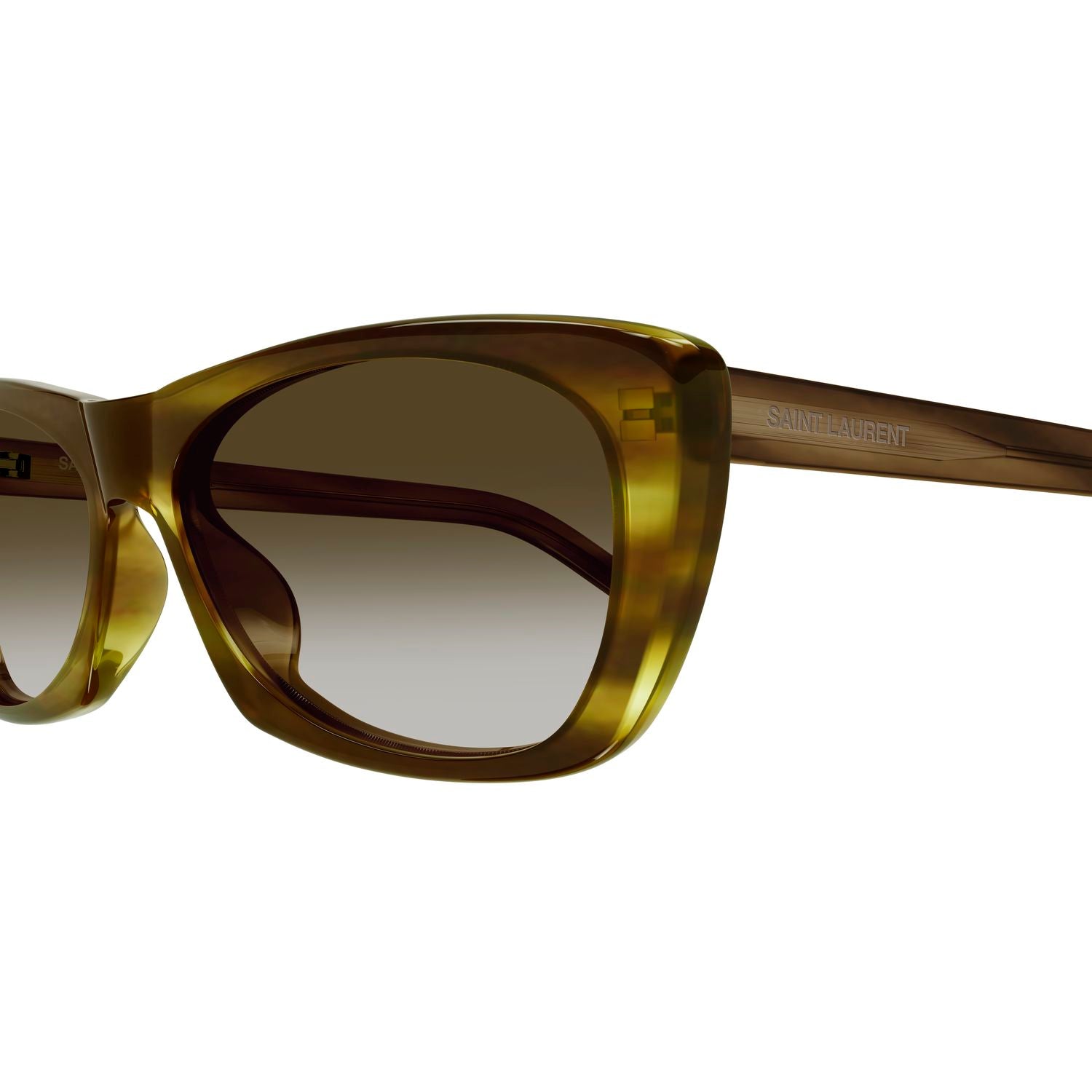 SL 613 Havana recycled acetate Sunglasses - Shiny Havana
