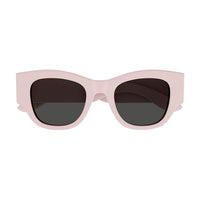 AM0420S Pink recycled acetate Sunglasses - Shiny Solid Pink