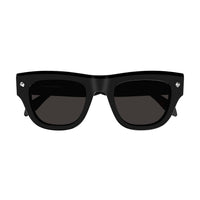 AM0425S Black studs & recycled acetate Sunglasses - Shiny Solid Black & Silver