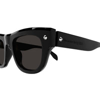 AM0425S Black studs & recycled acetate Sunglasses - Shiny Black