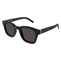 SL M124 Black recycled acetate Sunglasses - Shiny Black