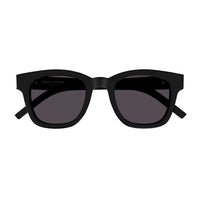 SL M124 Black recycled acetate Sunglasses - Shiny Black