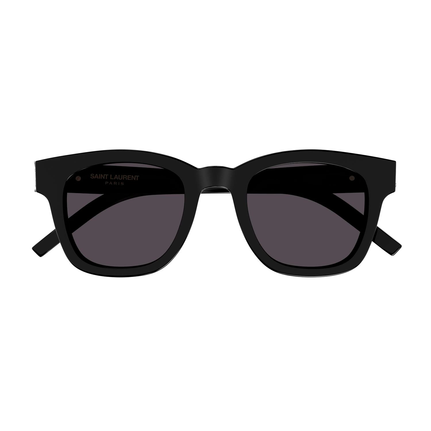 SL M124 Black recycled acetate Sunglasses - Shiny Black