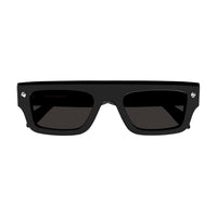 AM0427S Black studs & recycled acetate Sunglasses - Shiny Solid Black & Silver