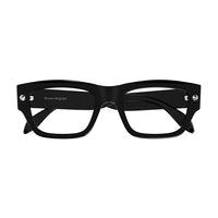 AM0428O Black studs & recycled acetate Optical Frames - Shiny Black