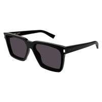 SL 610/F Black recycled acetate Sunglasses - Shiny Black