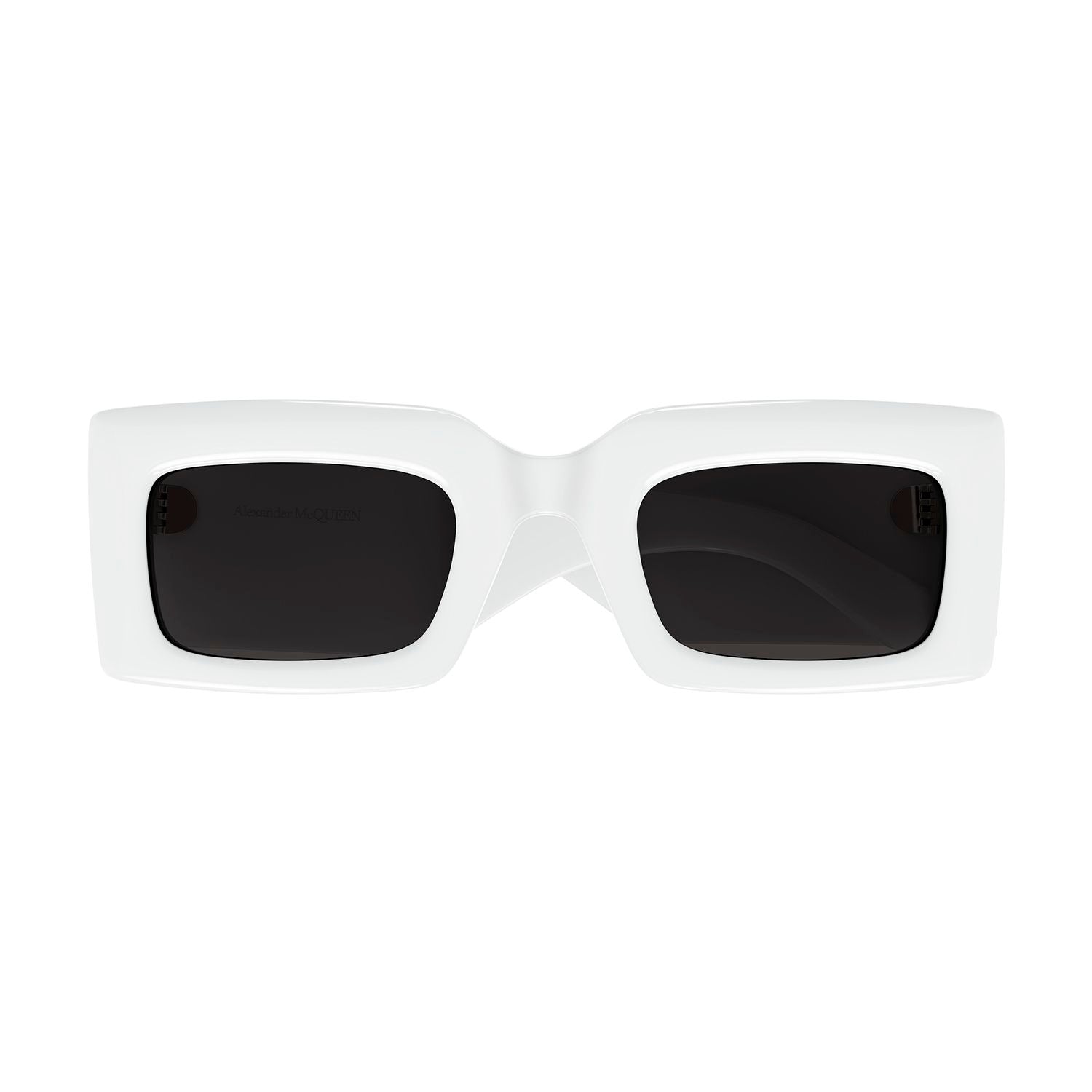 AM0433S White recycled acetate Sunglasses - Shiny White