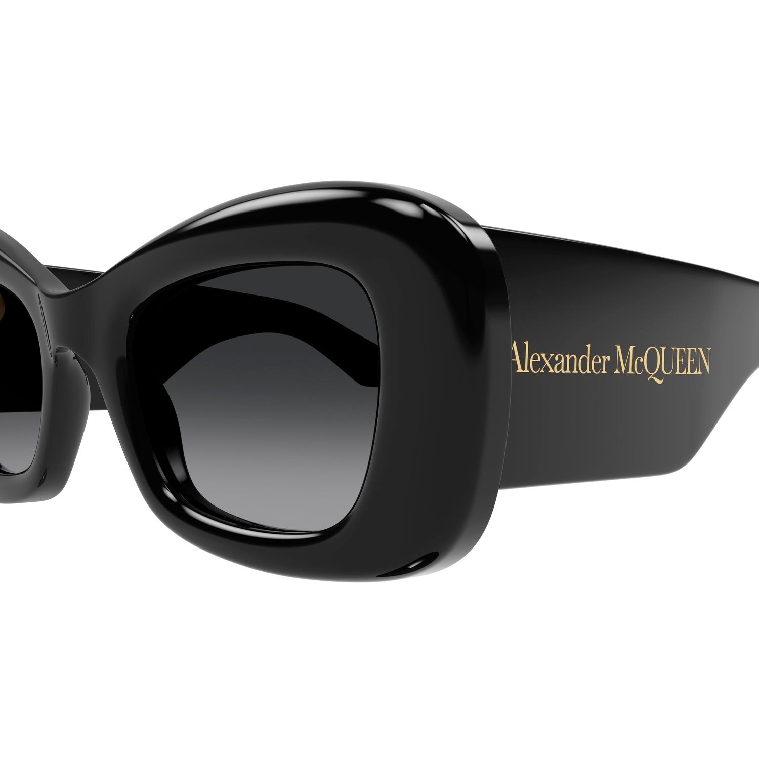 AM0434S Black recycled acetate Sunglasses - Shiny Black