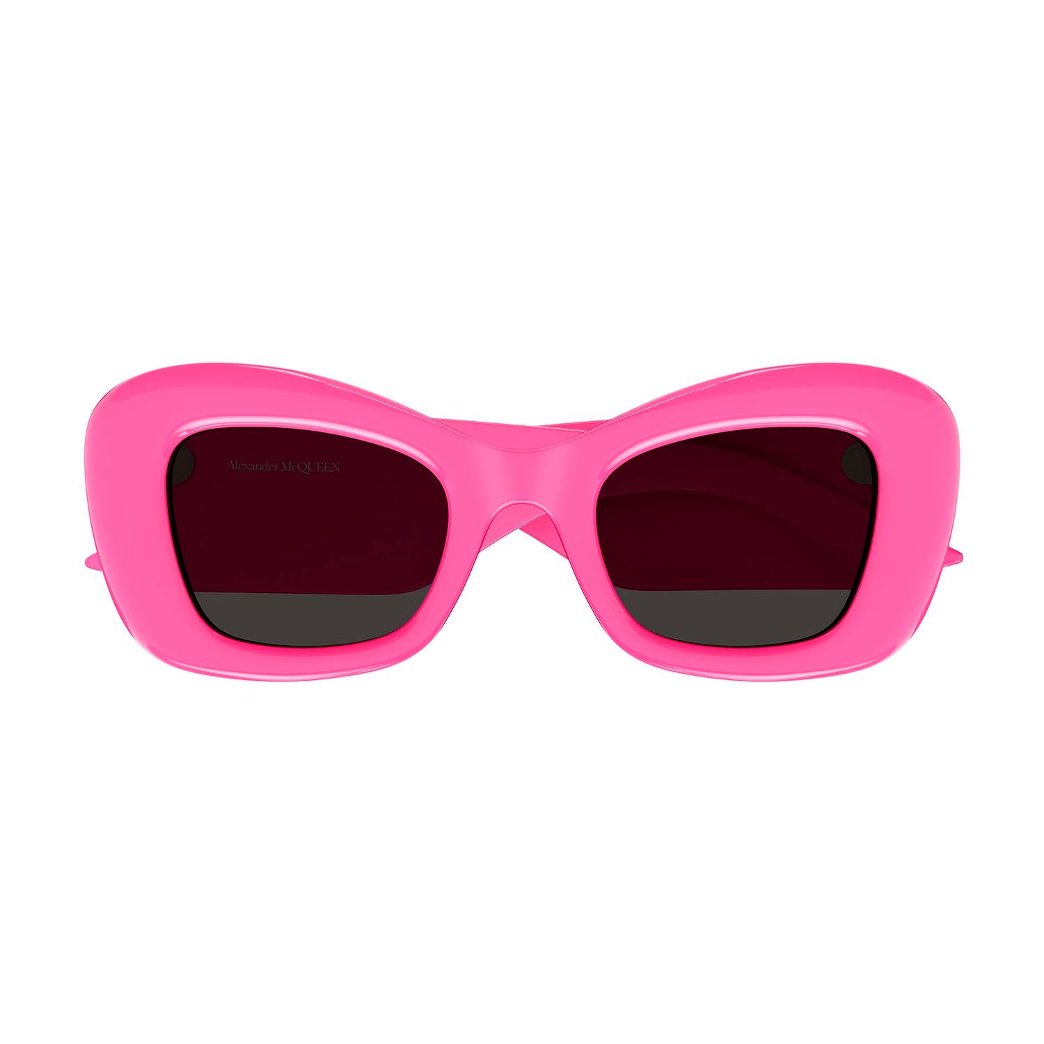 AM0434S Pink recycled acetate Sunglasses - Shiny Solid Fluo Pink