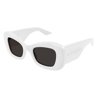 AM0434S White recycled acetate Sunglasses - Shiny White