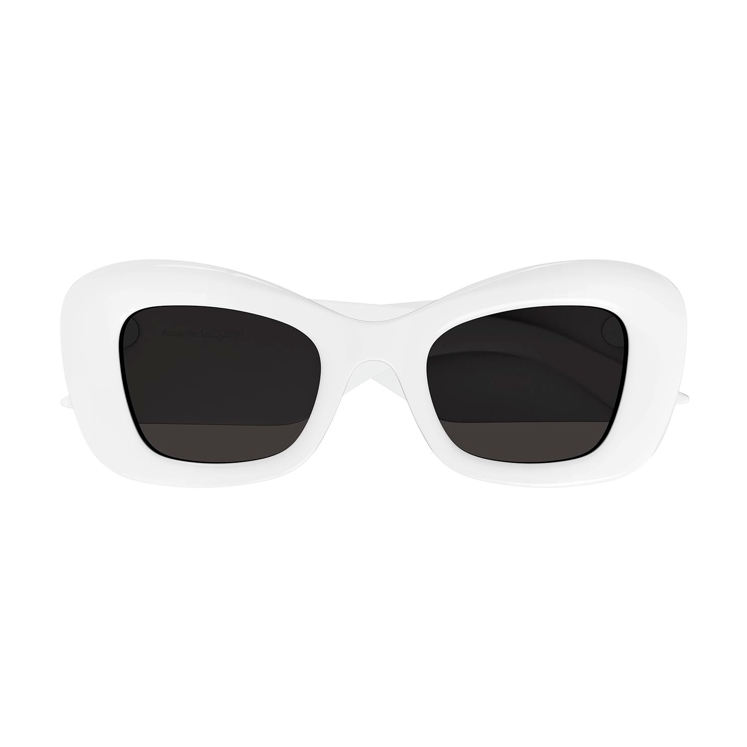 AM0434S White recycled acetate Sunglasses - Shiny White