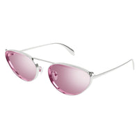 AM0424S Silver metal Sunglasses - Shiny Silver
