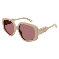CH0210S Ivory recycled acetate Sunglasses - Shiny Ivory