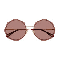 CH0202S Gold metal Sunglasses - Shiny Rose Gold