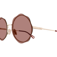 CH0202S Gold metal Sunglasses - Shiny Rose Gold