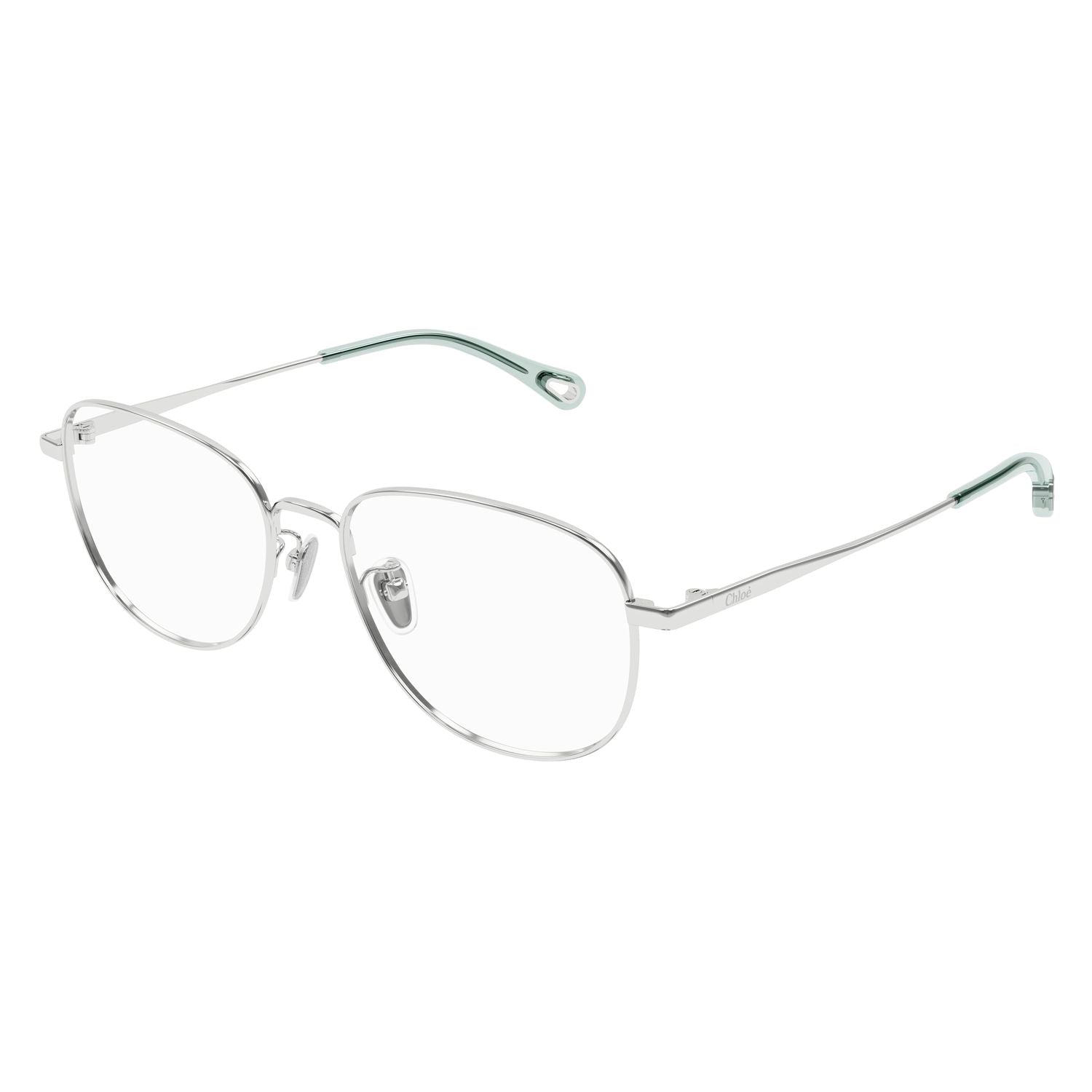CH0213OA Silver metal Optical Frames - Shiny Silver