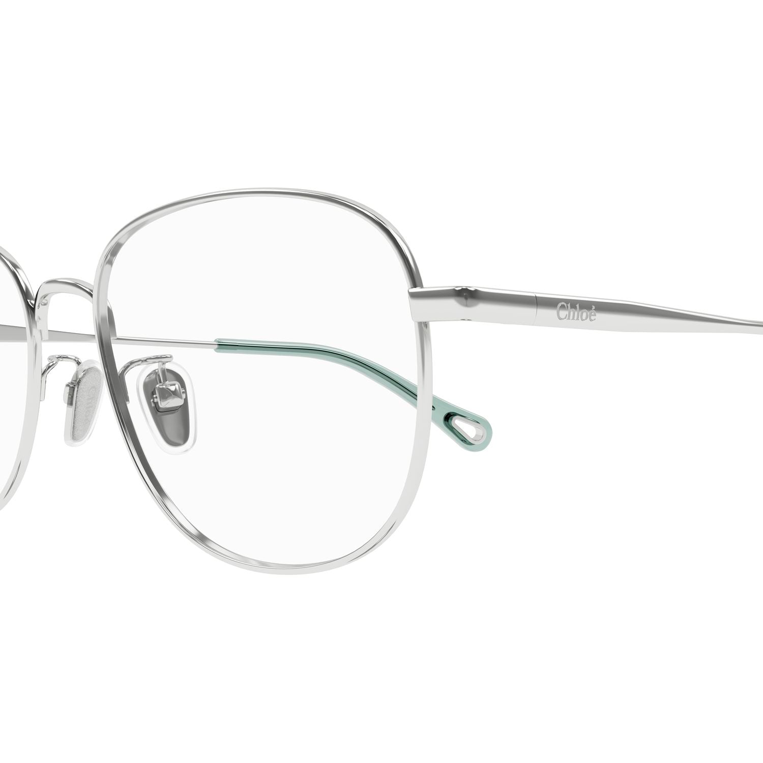 CH0213OA Silver metal Optical Frames - Shiny Silver