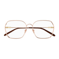 CH0208O Gold metal Optical Frames - Shiny Red Gold