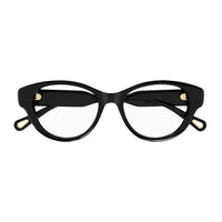CH0199O Black recycled acetate Optical Frames - Shiny Solid Black