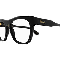 CH0191O Black recycled acetate Optical Frames - Shiny Solid Black