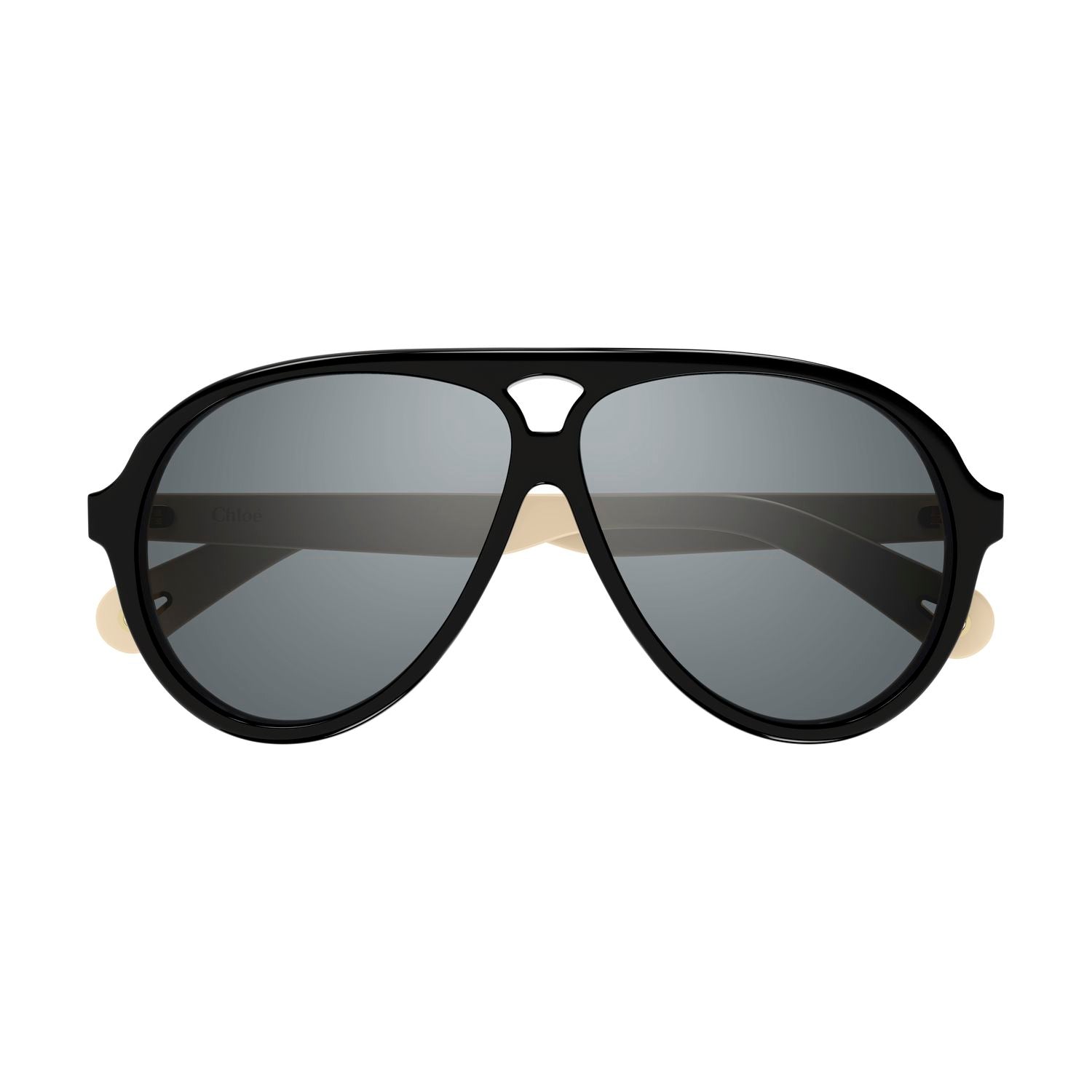CH0211S Black recycled acetate Sunglasses - Shiny Black