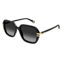CH0204S Black recycled acetate Sunglasses - Shiny Black