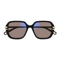 CH0205S Black recycled acetate Sunglasses - Shiny Solid Black &Shiny Medium Havana