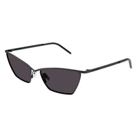 SL 637 Black metal Sunglasses - Semimatte Black