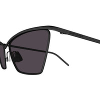 SL 637 Black metal Sunglasses - Semimatte Black